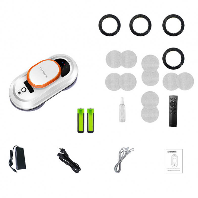 Робот для мытья окон Liectroux HCR-09 автоматический робот-мойщик для стеклянных поверхностей плитки с ДУ