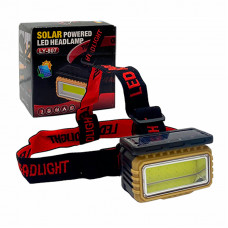 Налобный фонарь X-Balog BL-LY-807 фонарик с солнечной батареей