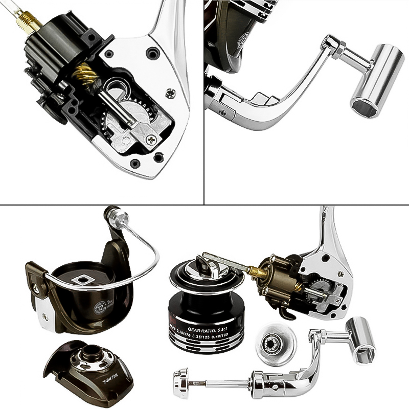 Катушка безынерционная Yumoshi BY 4000 Black