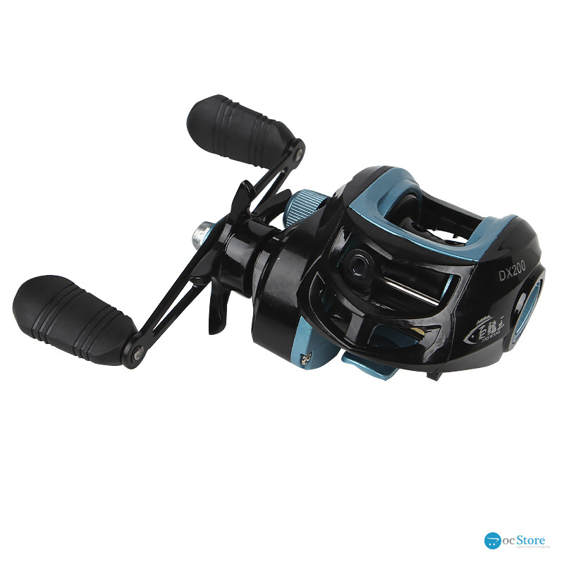 Катушка мультипликаторная Juqiwang DX 200 Black-Blue Right