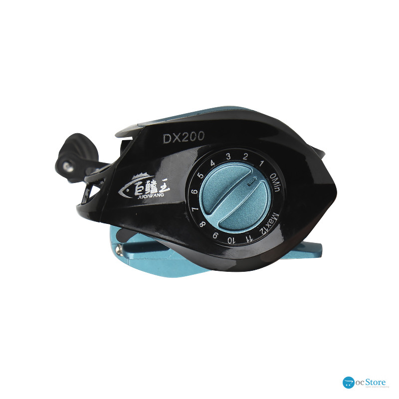 Катушка мультипликаторная Juqiwang DX 200 Black-Blue Right