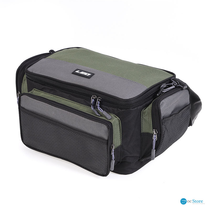 Сумка для рыболовных снастей LEO 27993 Green-Grey 42*26*17 см
