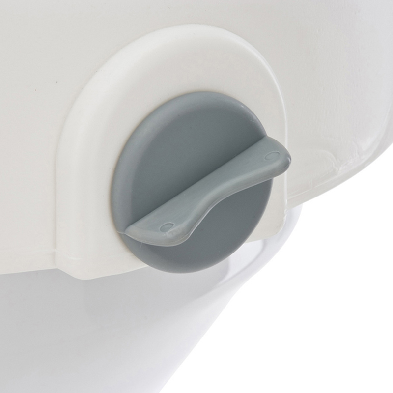 Туалетное сиденье-надставка QC-M308 на унитаз с поручнями высокое с фиксатором