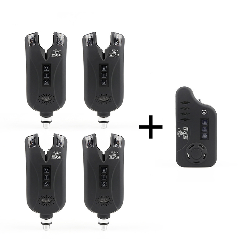 Набор сигнализаторов поклевки W.P.E TLI17 4+1 в кейсе