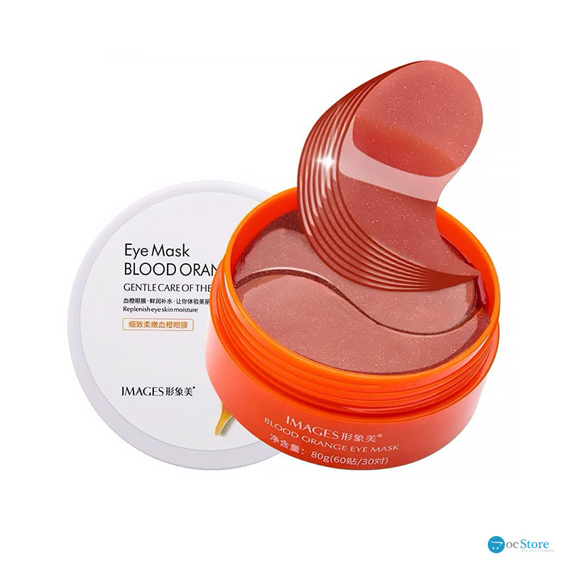 Гидрогелевые патчи для глаз c экстрактом апельсинового масла IMAGES Blood Orange Essence 80 г