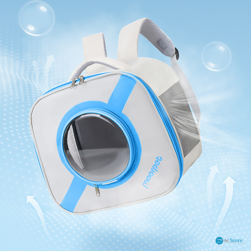 Рюкзак-переноска для кошек Taotaopets 241109 Window Blue