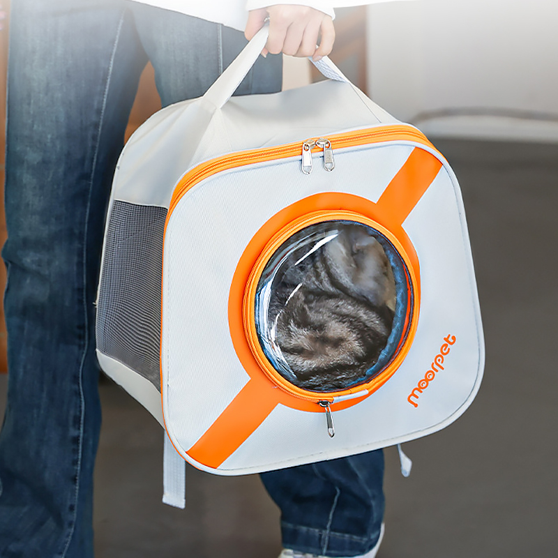 Рюкзак-переноска для кошек Taotaopets 241109 Window Orange