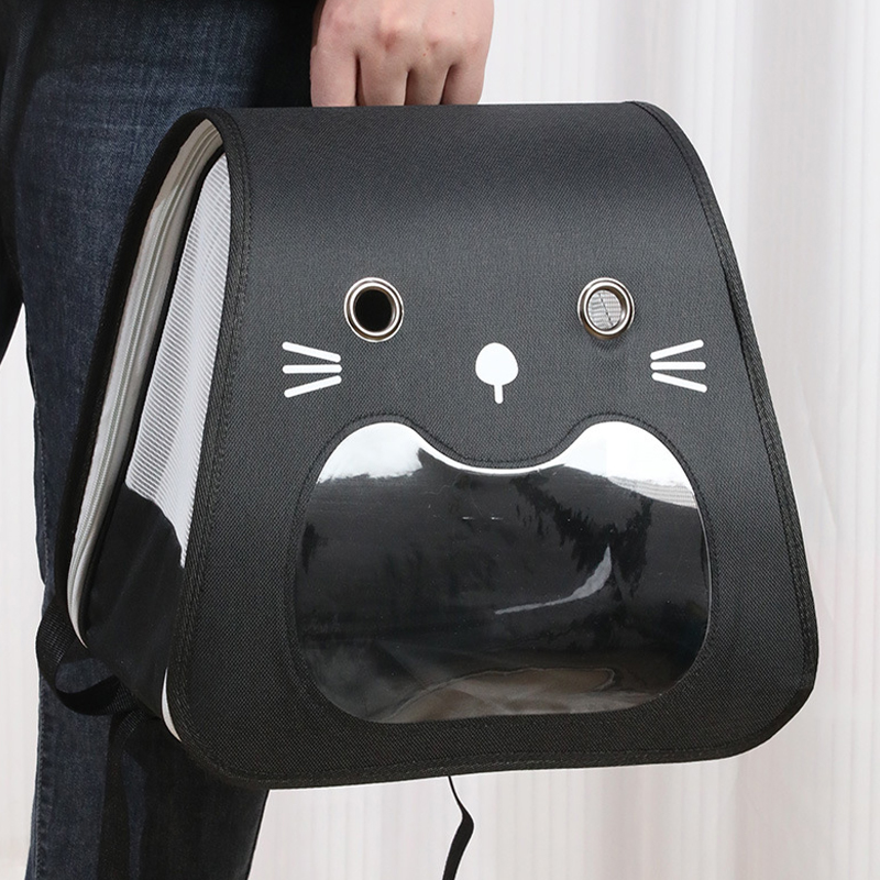 Рюкзак-переноска для животных кошек и собак Taotaopets 247723 Black