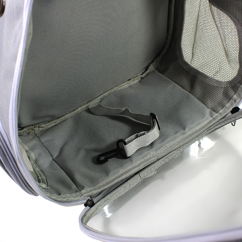 Рюкзак-переноска для кошек Taotaopets 252203 Panoramic 35*25*42cm Gray