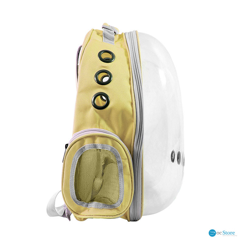 Рюкзак-переноска для кошек Taotaopets 252203 Panoramic 35*25*42cm Yellow