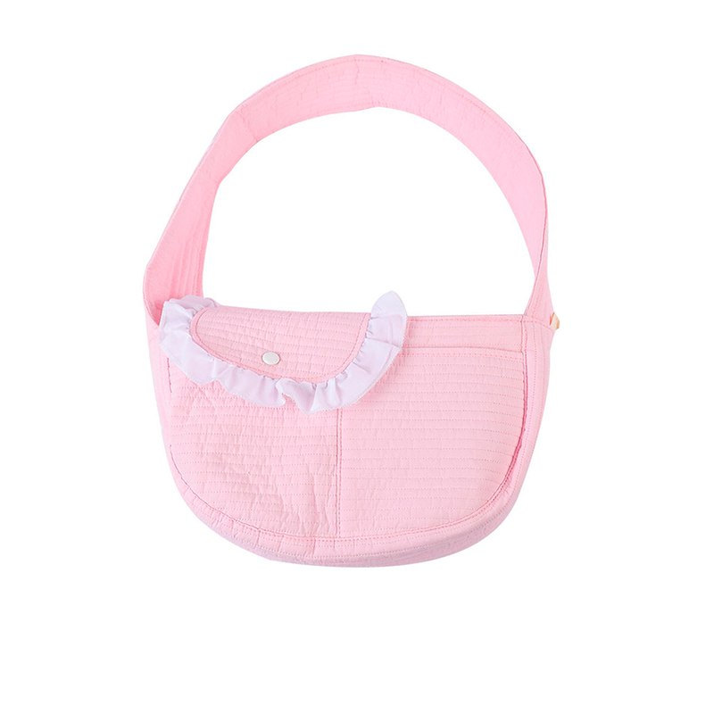 Слинг-переноска для котов и собак SY-2022-0502 Pink L (43*11*29 см)