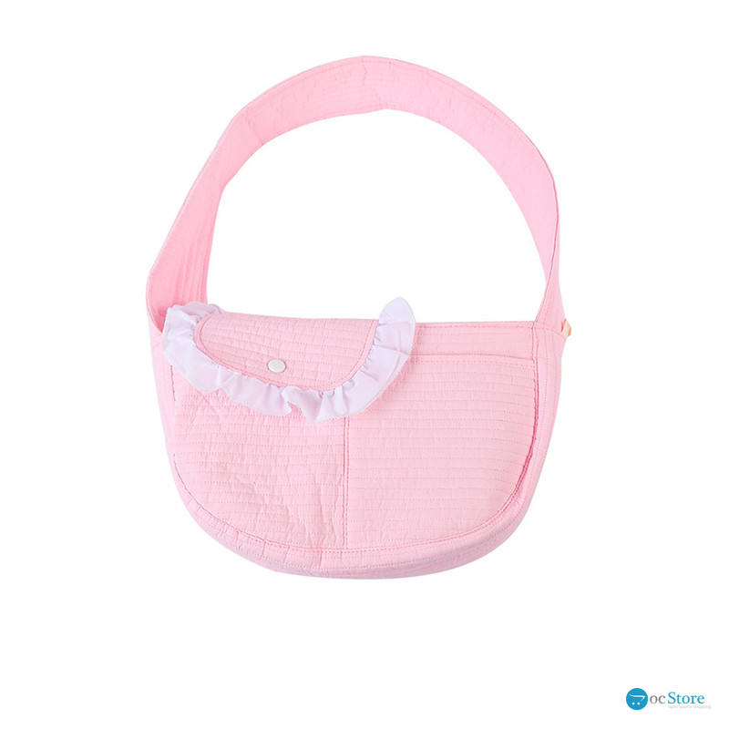 Слинг-переноска для котов и собак SY-2022-0502 Pink M (40*11*26 см)