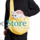 Слинг-переноска для котов и собак SY-2022-0502 Yellow M (40*11*26 см)