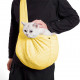 Слинг-переноска для котов и собак SY-2022-0502 Yellow M (40*11*26 см)