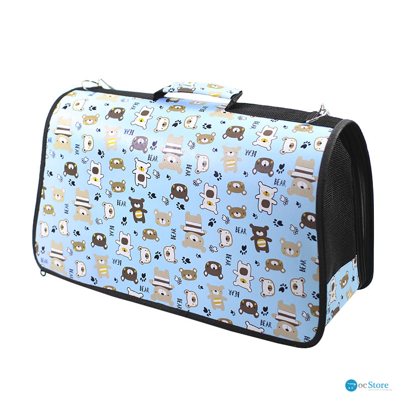 Сумка-переноска для кошек Taotaopets 243307 52*22*29 см Bear Blue