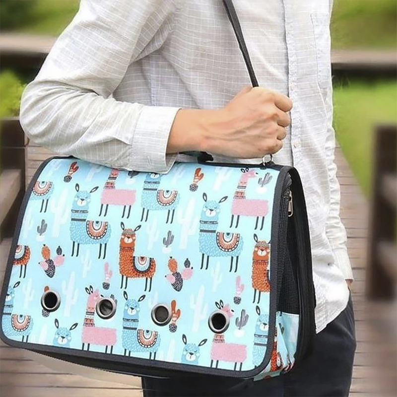 Сумка-переноска для котов и собак Taotaopets 246610 M Blue Alpaca