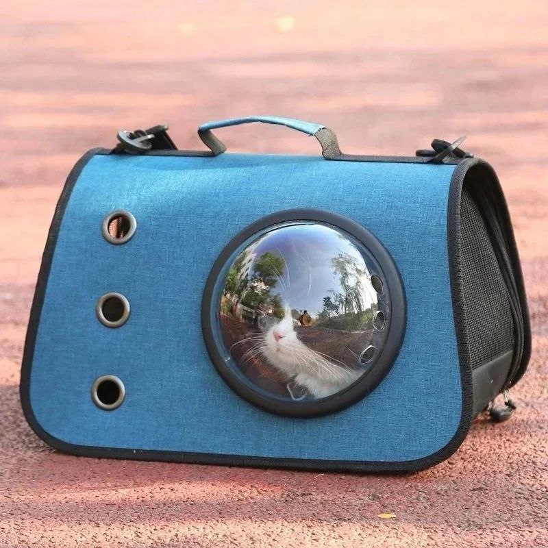 Сумка-переноска для кошек Taotaopets 254405 40*25*25 cm Dark Blue