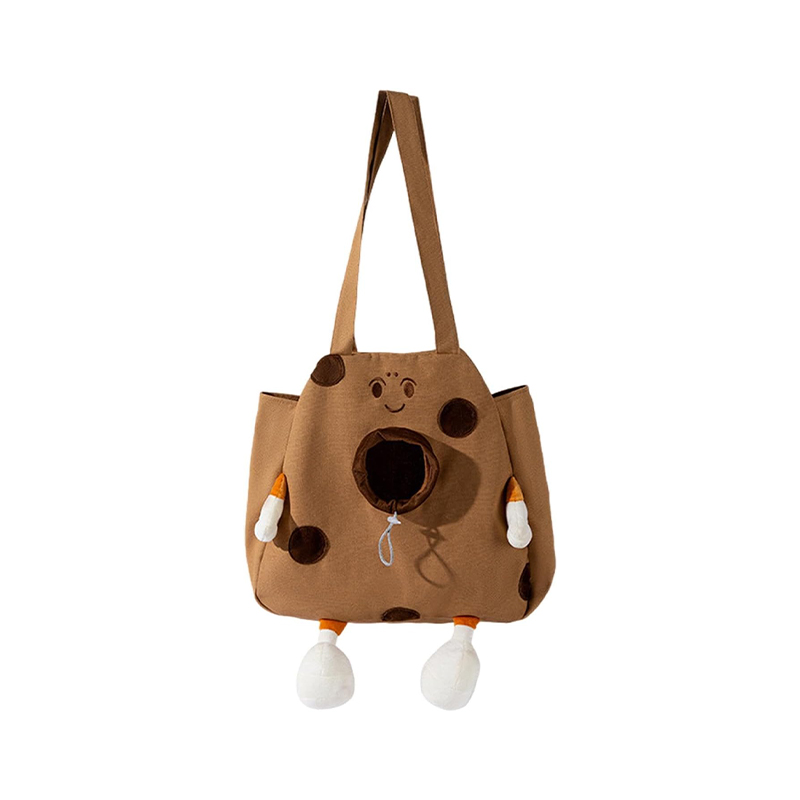 Сумка-переноска для кошек и собак 2404SXMJ3153 Сookies холщовая Brown M