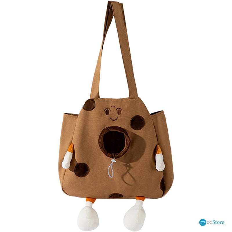 Сумка-переноска для кошек и собак 2404SXMJ3153 Сookies холщовая Brown XL