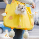 Сумка-переноска для кошек и собак 2404SXMJ3153 Сookies холщовая Yellow XL