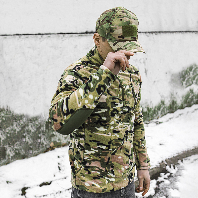 Тактическая кофта флис A973 Camouflage CP 2XL