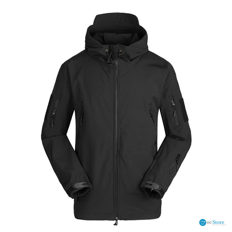 Тактическая куртка Soft Shell A001 Black 4XL