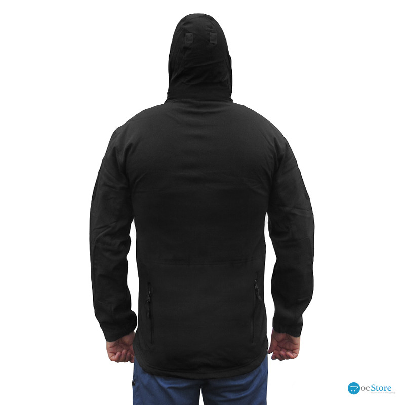 Тактическая куртка Soft Shell A001 Black 4XL