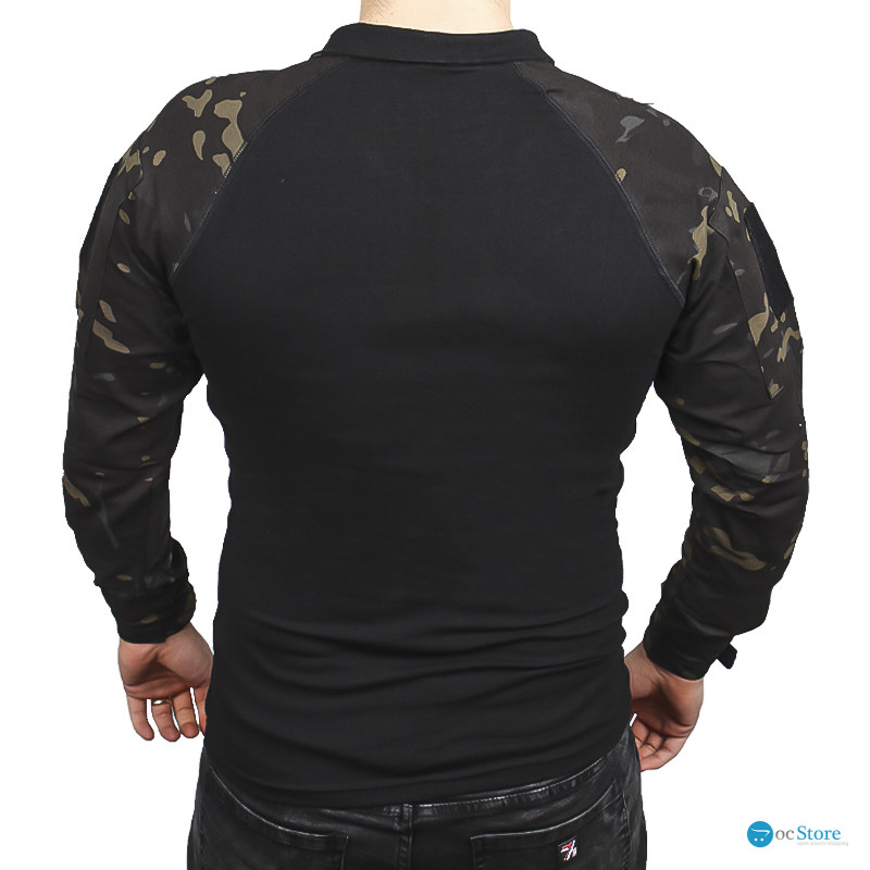 Рубашка тактическая убокс Pave Hawk PLY-11 Camouflage Black S