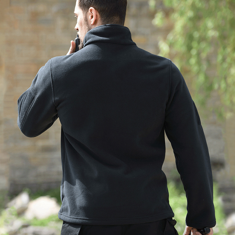 Тактическая флисовая толстовка Han-Wild HW012 Black 2XL