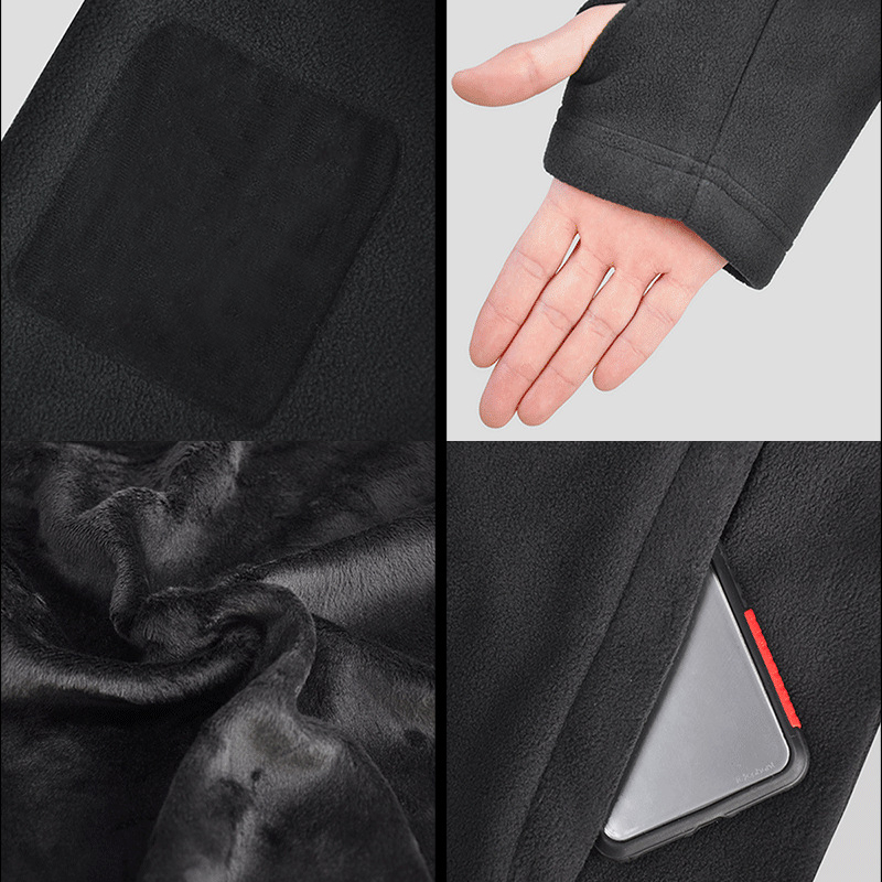 Тактическая флисовая толстовка Han-Wild HW012 Black 2XL