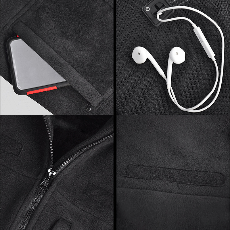 Тактическая флисовая толстовка Han-Wild HW012 Black 2XL