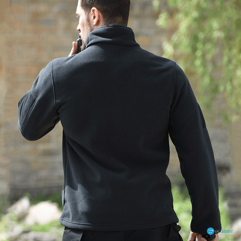 Тактическая флисовая толстовка Han-Wild HW012 Black 3XL
