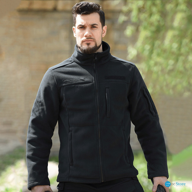 Тактическая флисовая толстовка Han-Wild HW012 Black M
