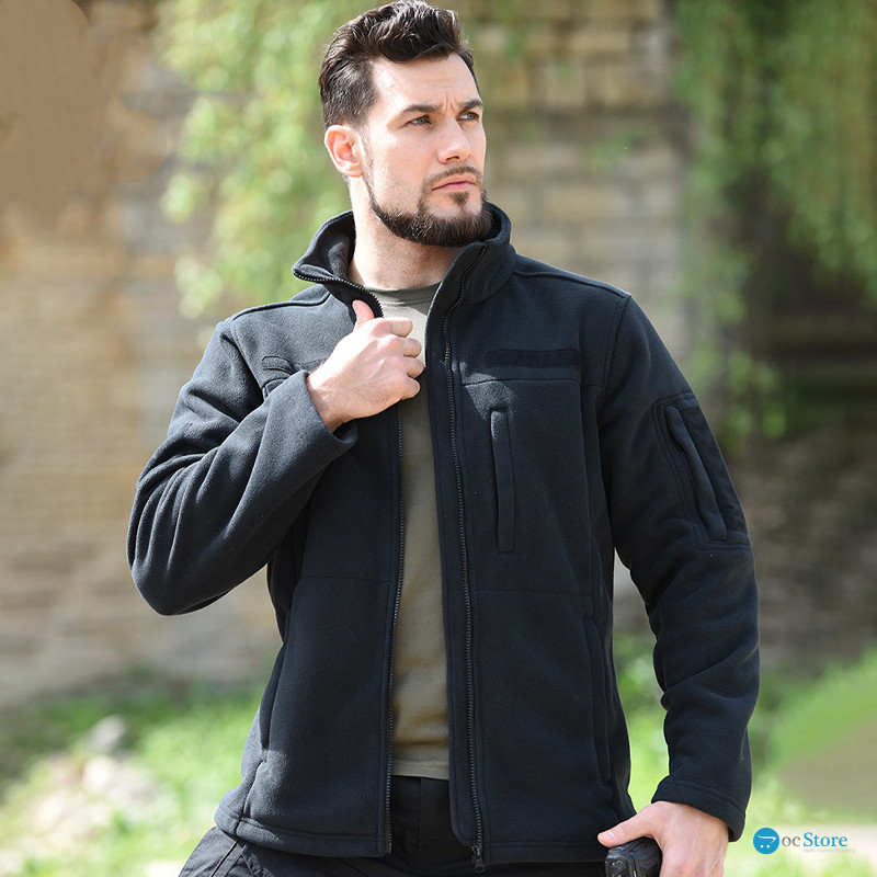 Тактическая флисовая толстовка Han-Wild HW012 Black S