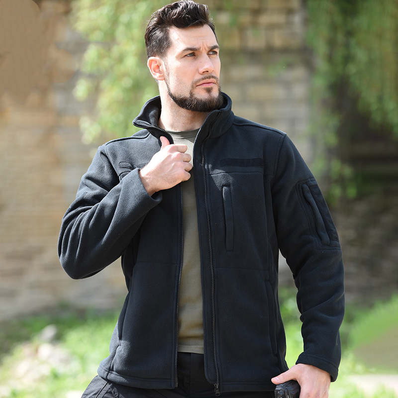 Тактическая флисовая толстовка Han-Wild HW012 Black S