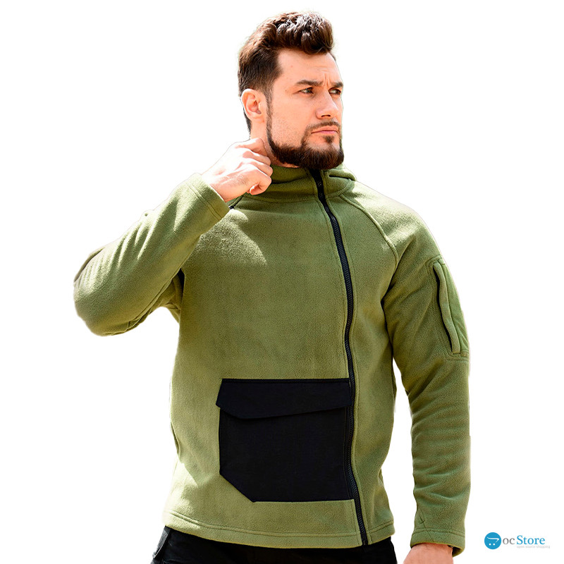 Тактическая флисовая толстовка Han-Wild HW021 Green 2XL