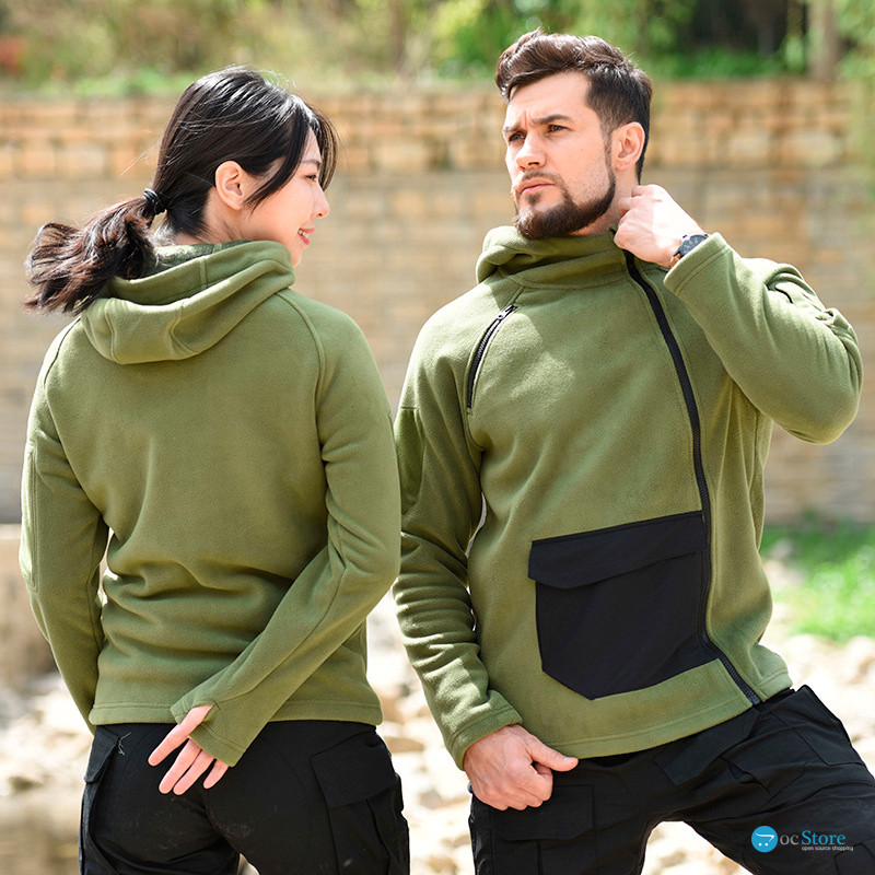 Тактическая флисовая толстовка Han-Wild HW021 Green S