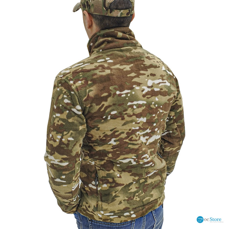 Тактическая флисовая кофта военная толстовка армейская S.archon HSD06 Camouflage CP 2XL
