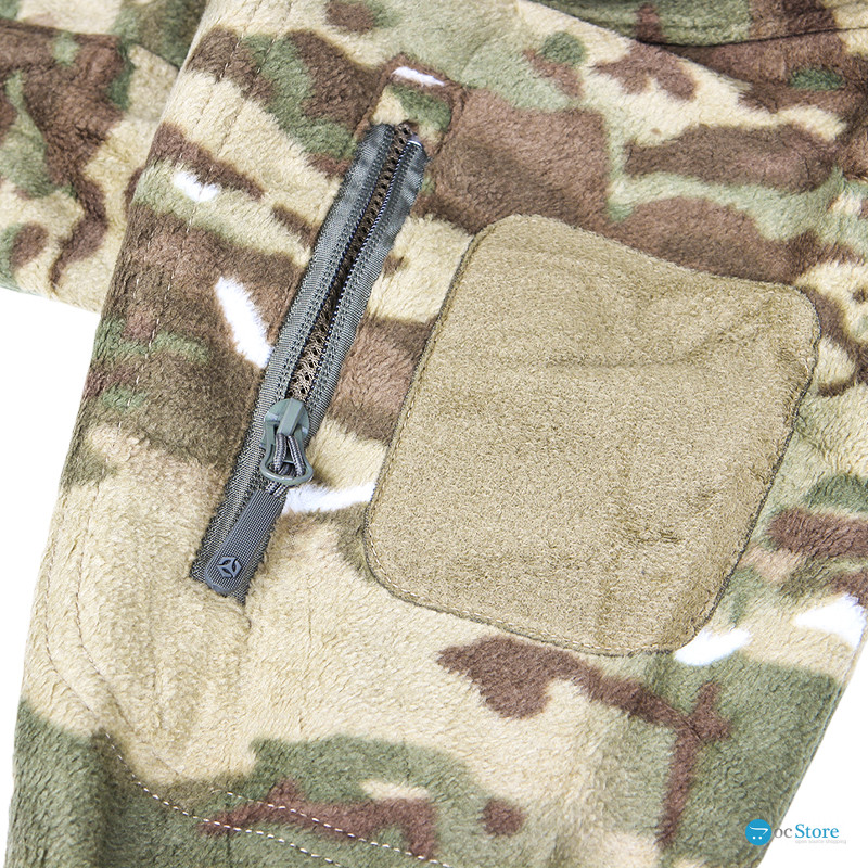 Тактическая флисовая кофта военная толстовка армейская S.archon HSD06 Camouflage CP 2XL