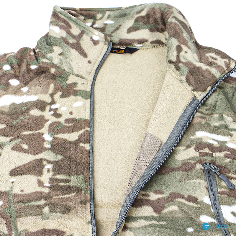 Тактическая флисовая кофта военная толстовка армейская S.archon HSD06 Camouflage CP L