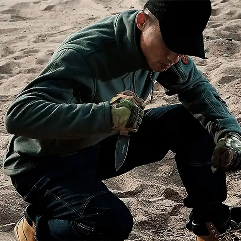 Тактическая флисовая кофта военная толстовка армейская S.archon HSD06 Green S