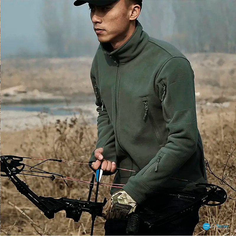 Тактическая флисовая кофта военная толстовка армейская S.archon HSD06 Green XL