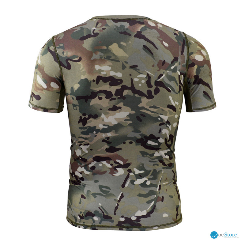 Тактическая футболка с коротким рукавом A159 Camouflage CP M