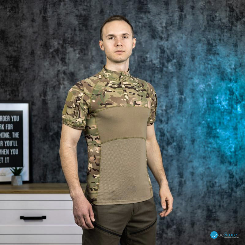 Тактическая футболка с коротким рукавом A426/A341 Camouflage XXXL