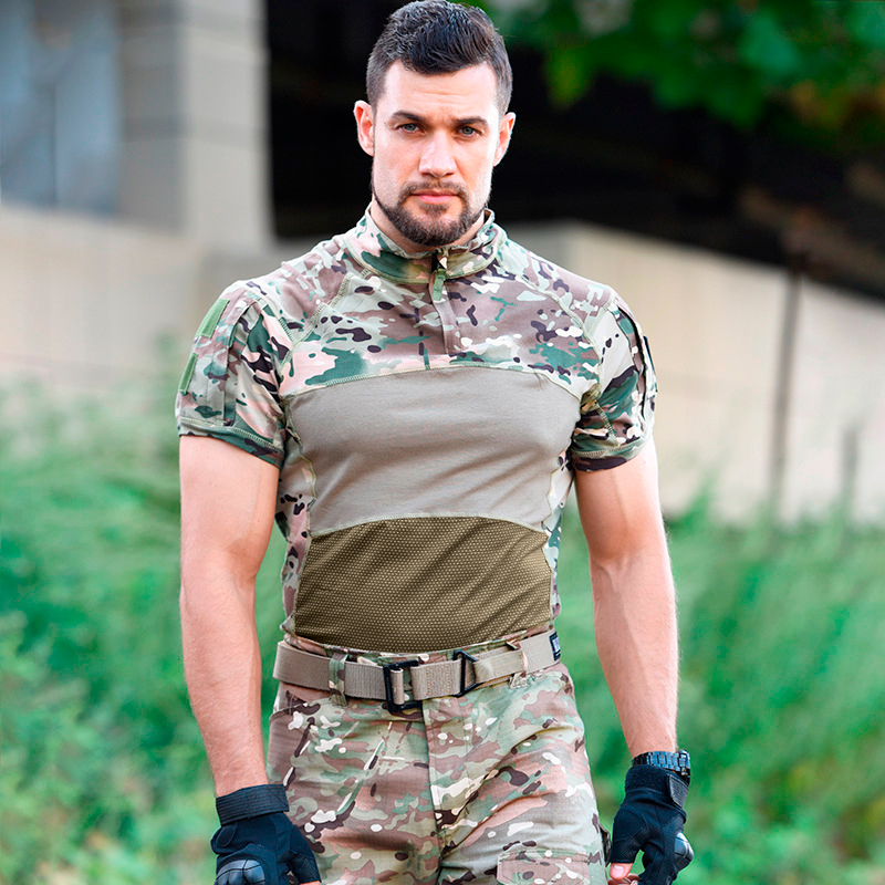 Тактическая футболка Han-Wild HW021 Camouflage CP 3XL