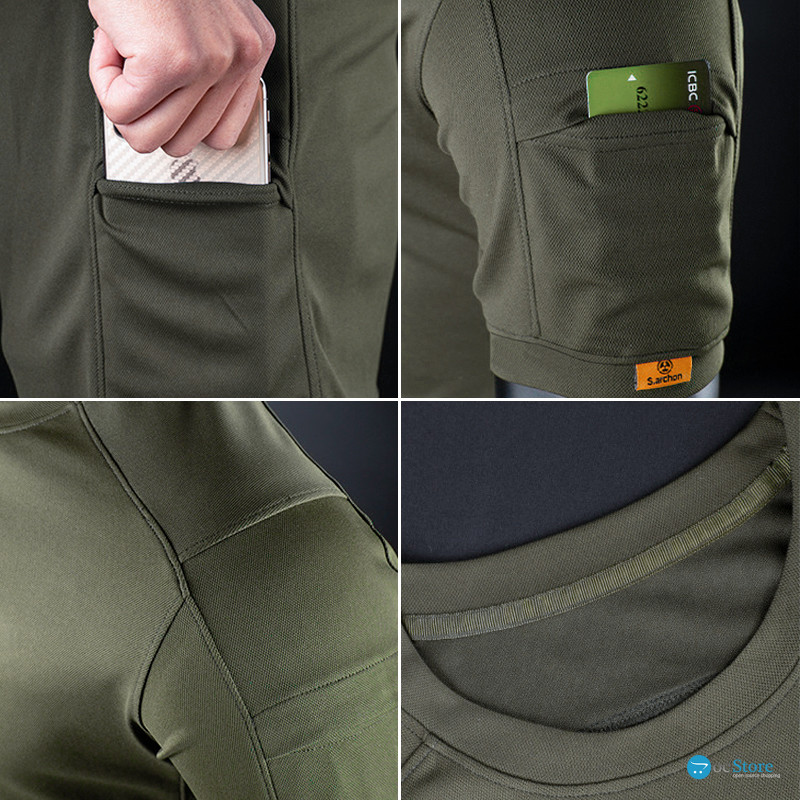Тактическая футболка с коротким рукавом S.archon S299 CMAX Green M