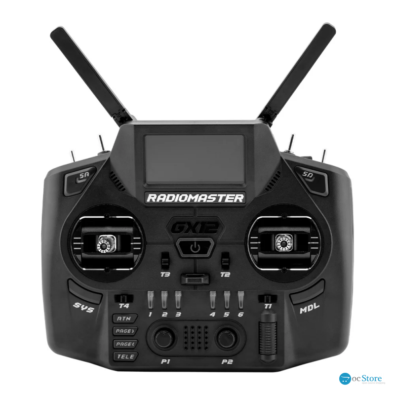 Пульт RadioMaster GX12 ELRS M2 (HP0157.0094-BLK)