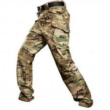 Зимние тактические штаны Soft shell S.archon X9JRK Camouflage CP на флисе 3XL