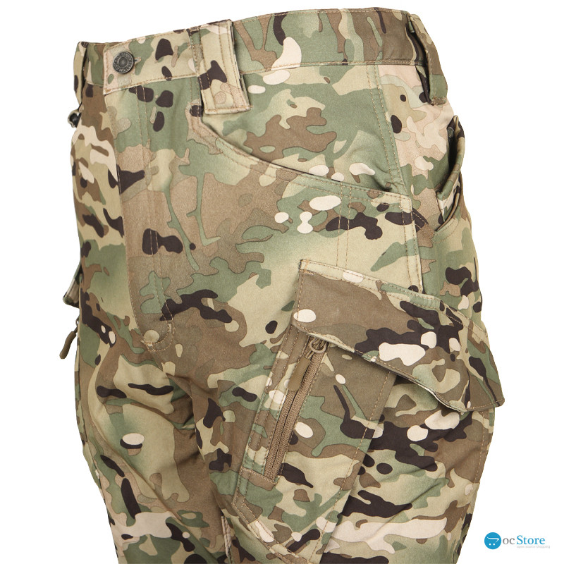 Зимние тактические штаны Soft shell S.archon X9JRK Camouflage CP на флисе 3XL