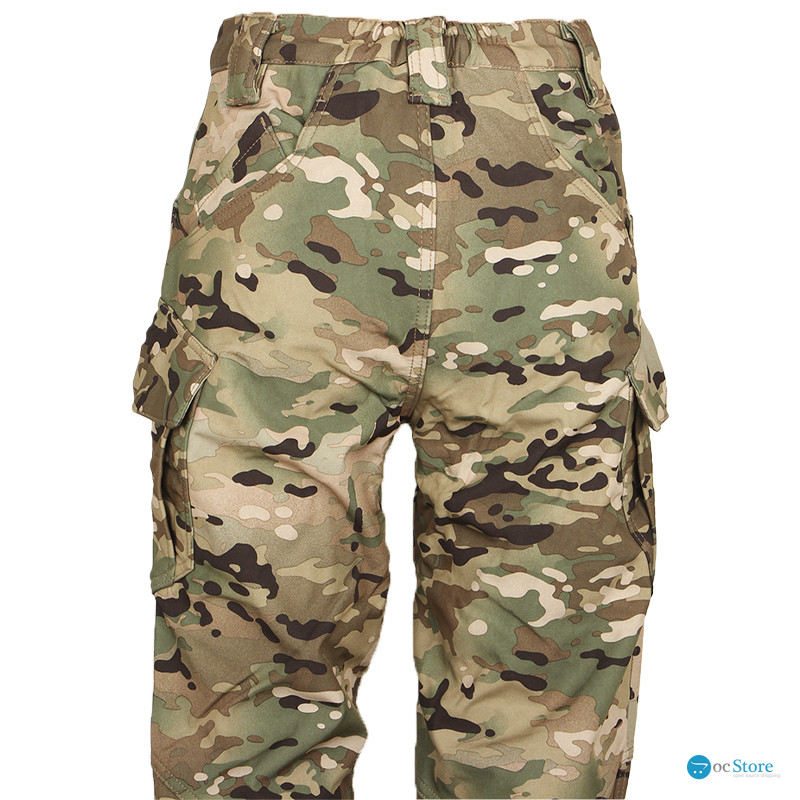 Зимние тактические штаны Soft shell S.archon X9JRK Camouflage CP на флисе L